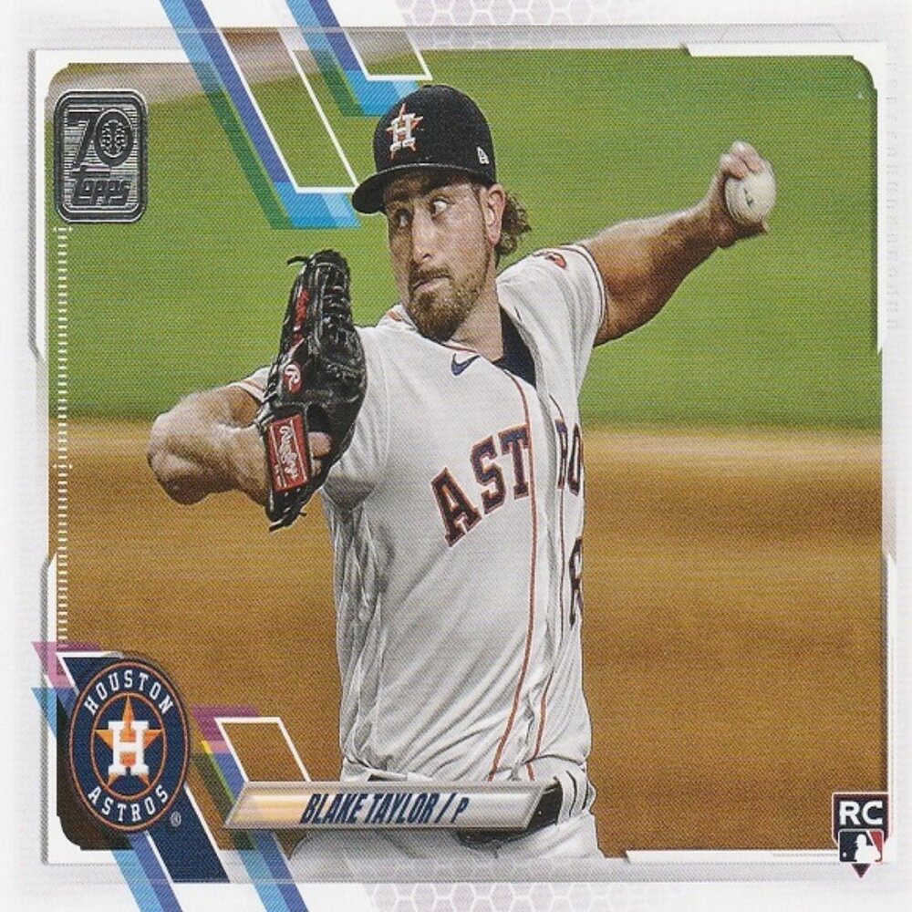 Blake Taylor - 2021 Topps 70th Anniversary Series 1 Rookie Card